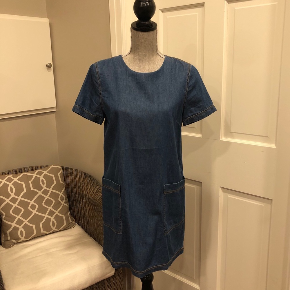Forever 21 Denim Shift Dress